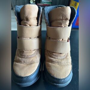 Kids Strap Winter Boots Size 12C